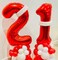 40 Inch Red Number 21 or 12 Balloons Giant 12 Balloons Red Birthday 21 Balloons (Red 21)